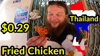 🇹🇭 THAI STREET FOOD | TRYING $0.29 FRIED CHICKEN AND CHICKEN BIRYANI IN TRANG, THAILAND