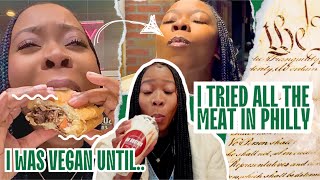 ROAD TRIP - After One Month of Veganism… I Tried Philly Cheesesteaks!
