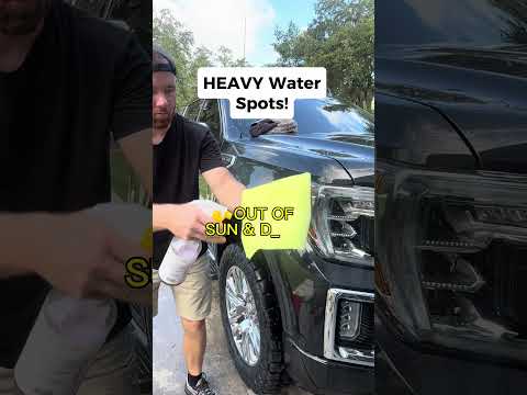 Remove Water Spots on Paint (Fast!)