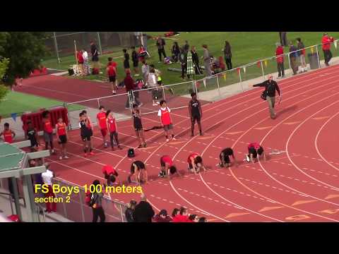 2018 Pleasant Grove, Franklin @ Jesuit - FS & Varsity Boys 100 meters