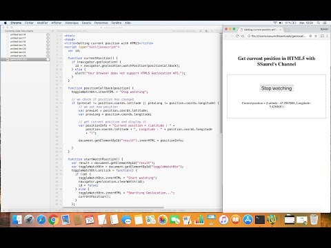 Using the HTML5 Geolocation API to get user location