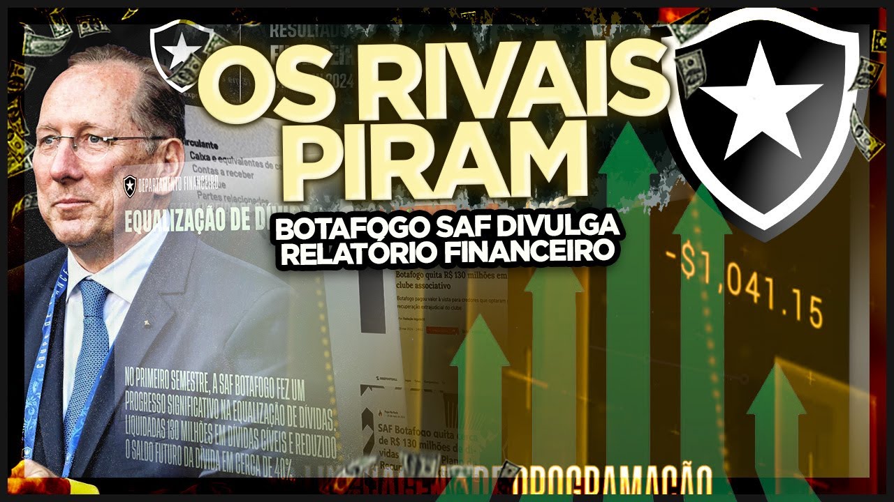🚨INFORME FINANCEIRO: SAF BOTAFOGO DÁ EXEMPLO E DIVULGA EQUACIONAMENTO DE DÍVIDAS | E O CORINTHIANS?