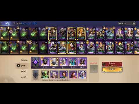 Watcher of realms Gear Raid 1 18 Line up!!