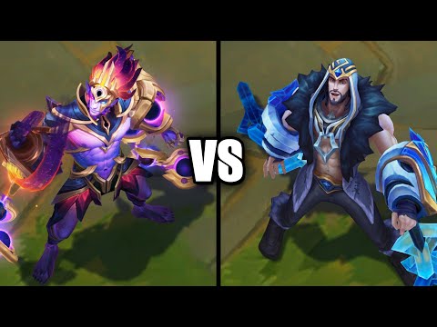 Dark Star Sylas vs Freljord Sylas Skins Comparison (League of Legends)
