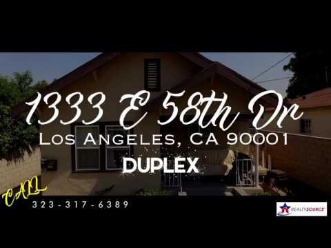 *****DUPLEX FOR SALE**** Prime Location of Southeast LA!!! GREAT INCOME PROPERTY $$$