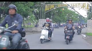 preview picture of video 'Acara scooterist gentleman's praya - lombok tengah #vespa lombok tengah'