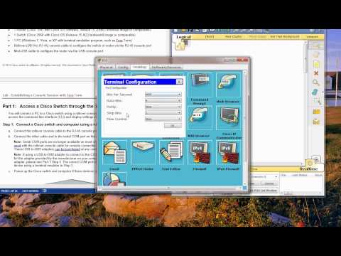 Demo - Lab 2-1-4-9 - Establishing a Console Session with Tera Term