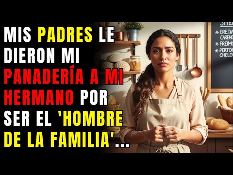 My parents gave my bakery to my brother because he was the 'man of the family'. Today it's in...