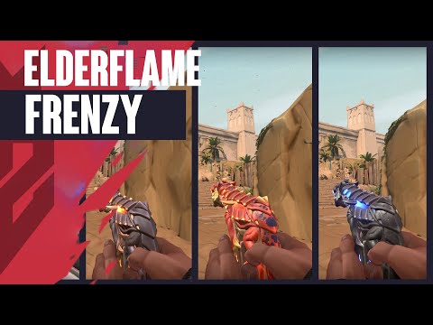 Elderflame Frenzy Skin Showcase [4K] - Valorant Elderflame Skins