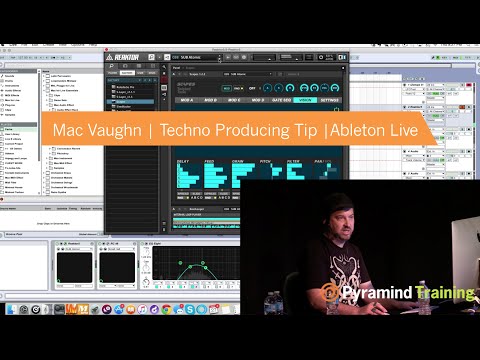 Mac Vaughn |  Techno Producing Tip | Ableton Live