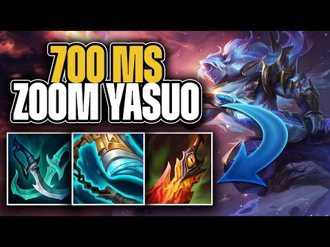 700MS ZOOMING YASUO! I CHASE DOWN ANYONE! - League of Legends