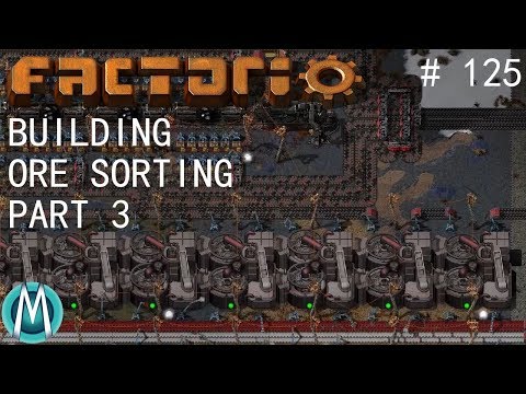 [Factorio] Angels & Bobs Ep 125: Building Ore Sorting Part 3 (Tutorial/Walkthrough)