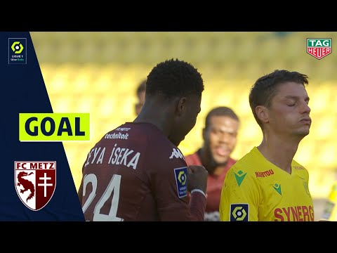 Goal Aaron LEYA ISEKA (45' +4 pen - FC METZ) FC NANTES - FC METZ (1-1) 20/21