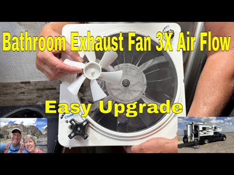 Upgrade Your RV Bathroom: HENG Fan Replacement for 3x the Airflow!