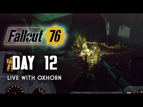 Day 12 of Fallout 76 Part 2 - Live Now with Oxhorn