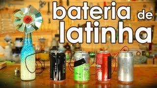 Bateria de latinha de alumínio (EXPERIÊNCIA de QUÍMICA)
