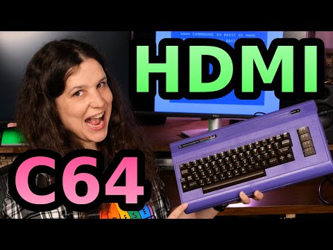 My Commodore 64 has an HDMI port now.