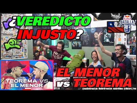 🔴COLOMBIANOS REACCIONAN a EL MENOR vs TEOREMA - ¿VEREDICTO INJUSTO? [RED BULL CHILE 2023]