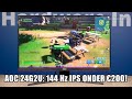 AOC G2U: 144 Hz IPS gaming monitor onder 200 euro!