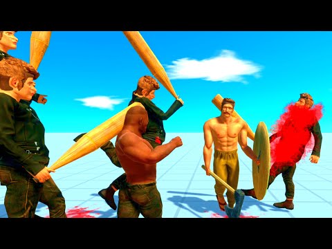 Ancient Humans vs Modern Humans - Animal Revolt Battle Simulator