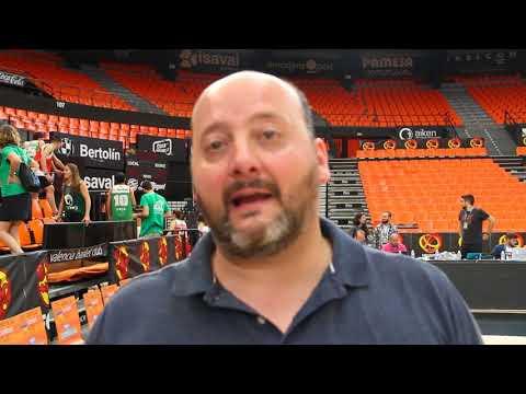 Josema Alcántara, entrenador de GDKO Ibaizabal tras vencer a CD Clarinos