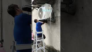 客戶擴大營業更換店面冷氣移機安裝