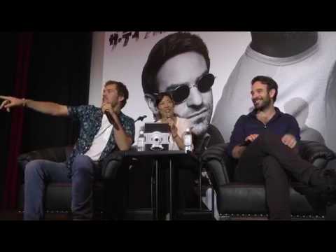 The Defenders | Finn & Charlie at the press conference in Tokyo