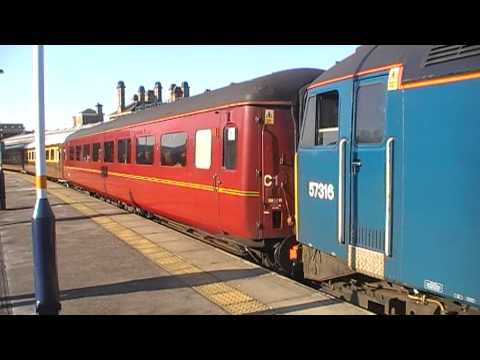57316 & 47826 depart Sheffield with a Statesman Rail charter to Carlisle 30/03/12