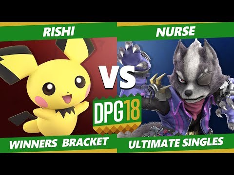 Smash Ultimate Tournament - Rishi (Pichu) Vs. DH | Nurse (Wolf) DPOTG18 SSBU Winners Top 96