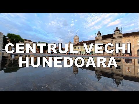 Seară de toamnă în Centrul vechi din Hunedoara