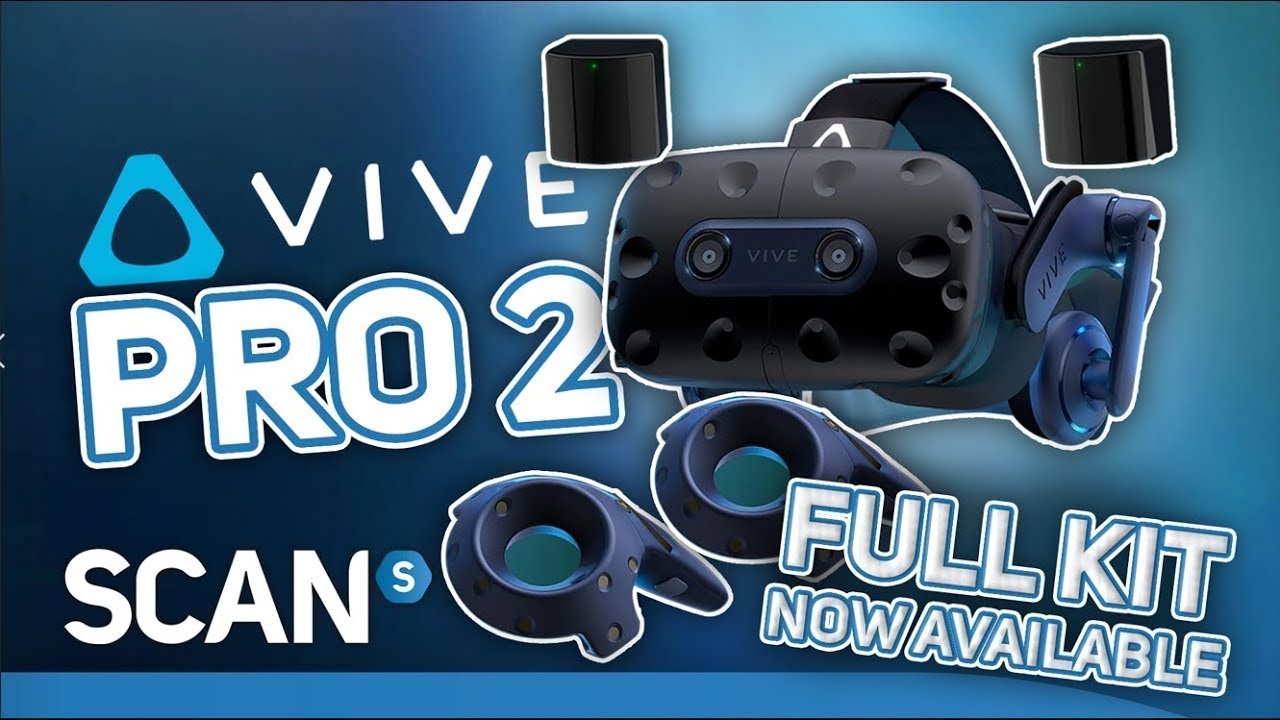 HTC VIVE PRO 2 - Time to look again Now available as a complete kit. Product Review