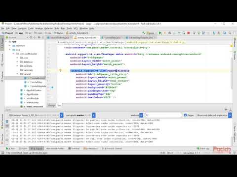 Building Professional Android Applications Creating Intro Tutorial with ViewPager|packtpub com