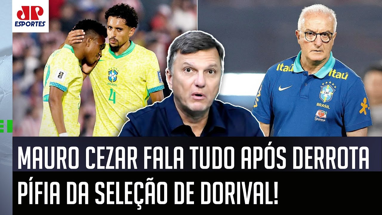 Mauro Cezar: "o Dorival NÃO É TÉCNICO pra Seleção Brasileira! NÃO É TÉCNICO pro que ESPERAM dela!"