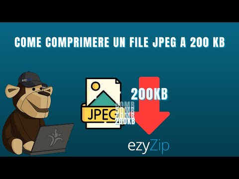 🖼 Come Comprimere JPEG a 200kb