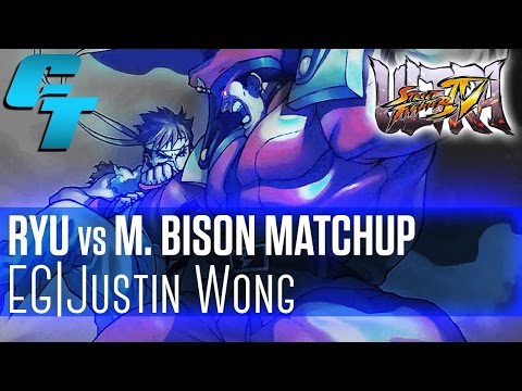 Ryu vs Bison Matchup (USF4) feat. EG.Justin Wong @jwonggg