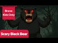 Scary Black Bear Kids Song Spooky Nursery Rhyme Series Halloween Special Mangdungi Kids
