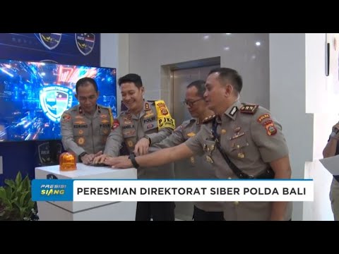 KAPOLDA BALI RESMIKAN DIREKTORAT SIBER RESPONS CEPAT HADAPI PESATNYA KEJAHATAN SIBER