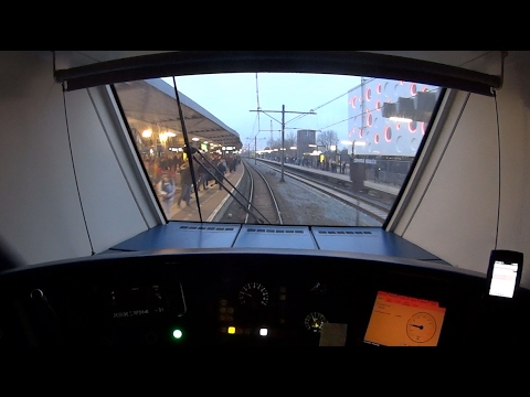 Train Driver's POV slt Utrecht - Den Haag 2017