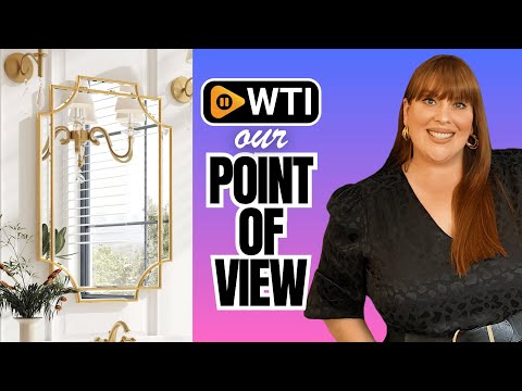 Kelly Miller Gold Bathroom Mirror for Wall - WTI product video review