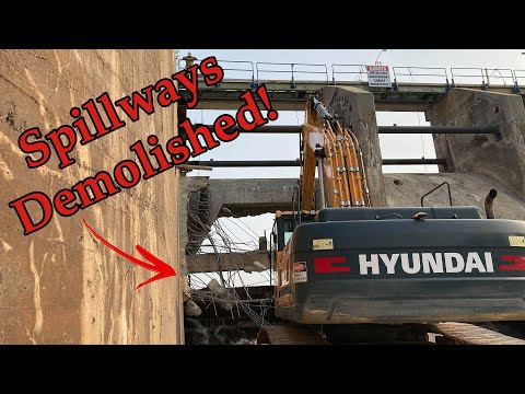 Spillways Demolished! Tobacco River Dam