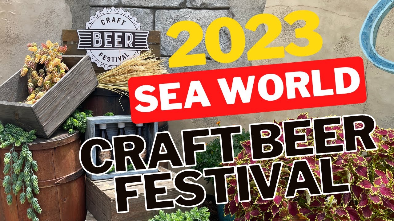 SeaWorld Craft Beer Festival in Orlando, Florida - Opening Day Walk Through and Sampling a Few Items
