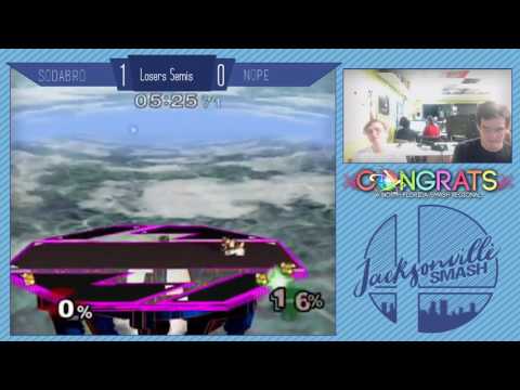 Jax Smash Weekly 3/2 - Soda Bro(Fox) Vs nope(Fox) - Melee Losers Semis