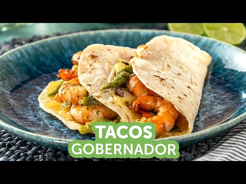 Tacos Gobernador de Camarón | Recetas Kiwilimón