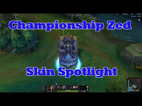 CHAMPIONSHIP ZED ★Skin Spotlight★ [German/Deutsch]
