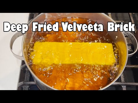 Deep Fried 2 Pound Brick of Velveeta Cheese