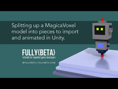 Splitting up a MagicaVoxel Model for Import into Unity