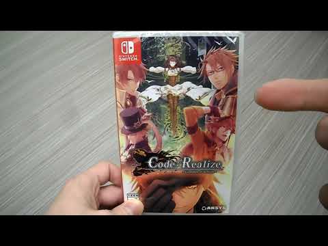 Unboxing Code Realize Guardian of Rebirth Aksys Games Nintendo Switch