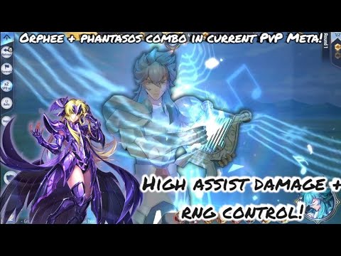 Saint Seiya: Awakening (KOTZ) - Orphee + Phantasos Combo in Current PvP Meta! High Assist DMG + RNG!