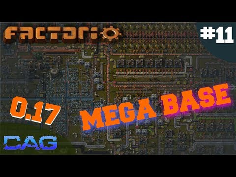 Factorio 0.17 MegaBase   ||  Factorio .17 Gameplay!     ||    Factorio  0.17 Mega base tutorial ep11
