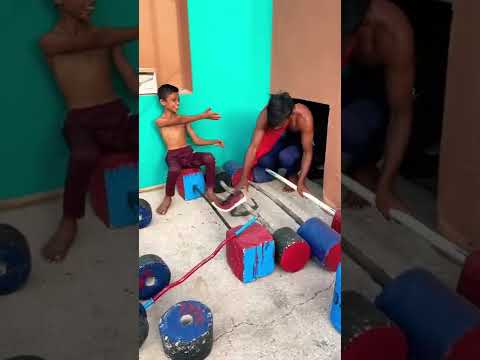 #shorts dumbbell तोड़ दिया🤣🤣